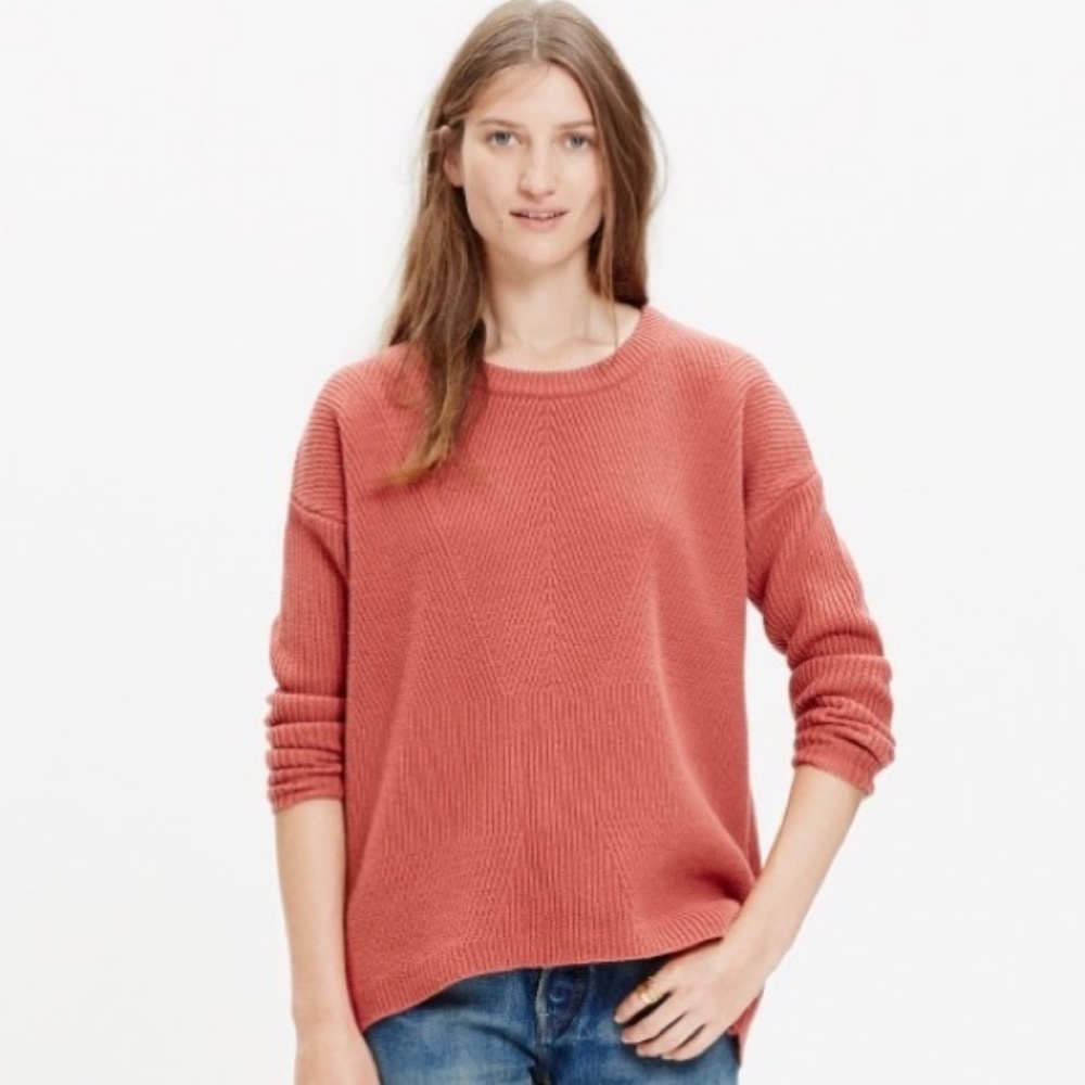 Madewell Moderne 100% Merino Wool Pullover Sweater